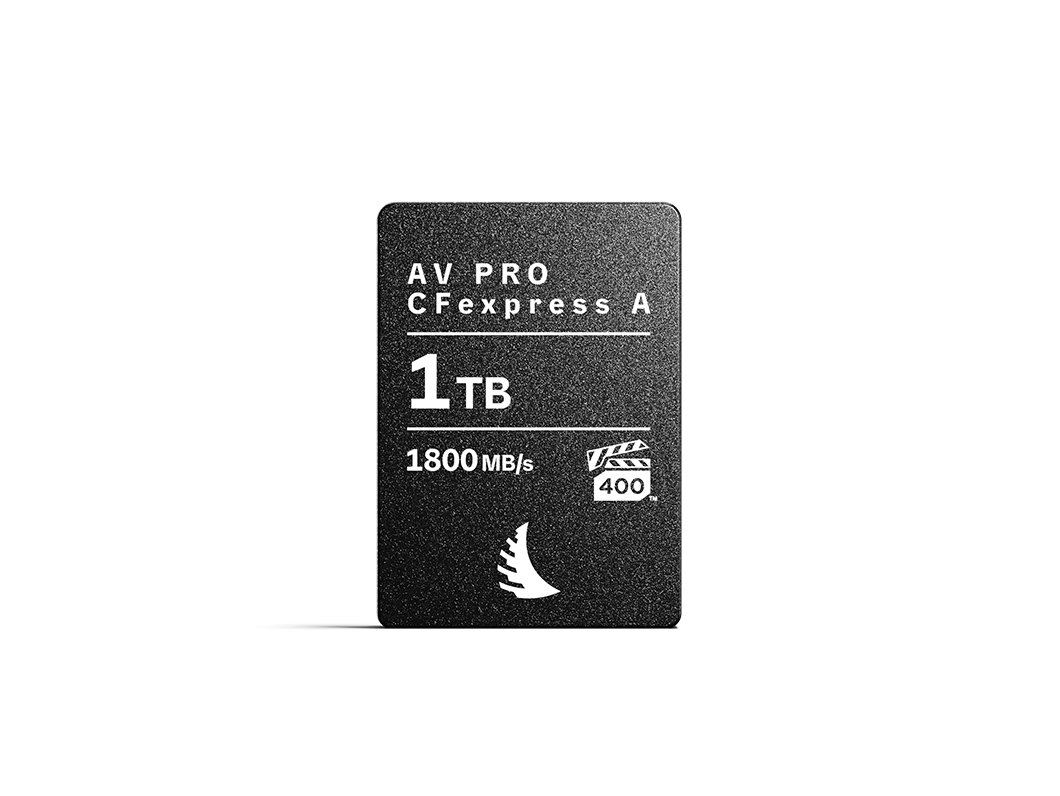 CFexpress Type A memory card with 1 TB capacity withoutl background.