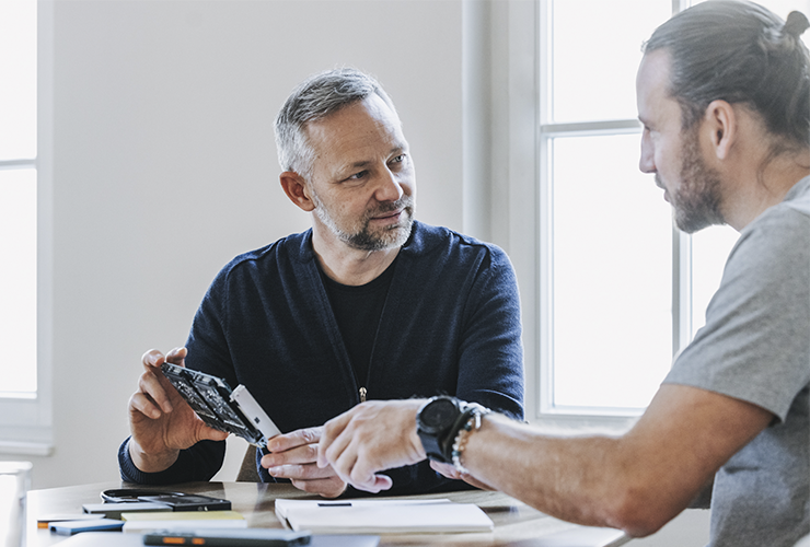 Portrait-style image representing Roman Rabitsch, Angelbird founder
